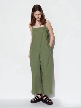Uniqlo Linen-blend Jumpsuit (US S)